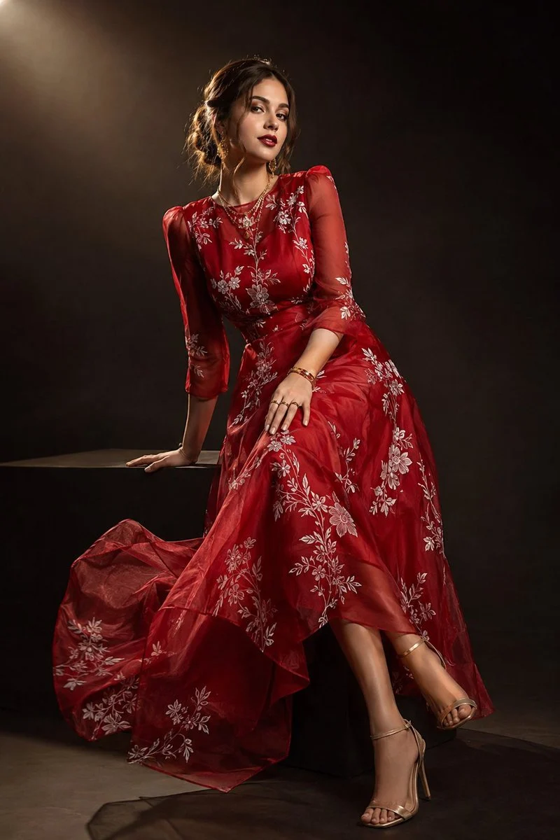 Couture Organza Vogue Editorial Portrait