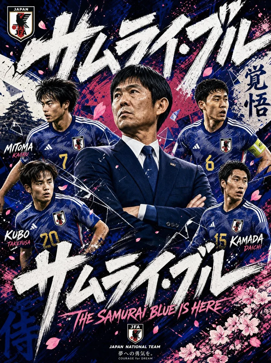 Dynamic Football Team Poster Design