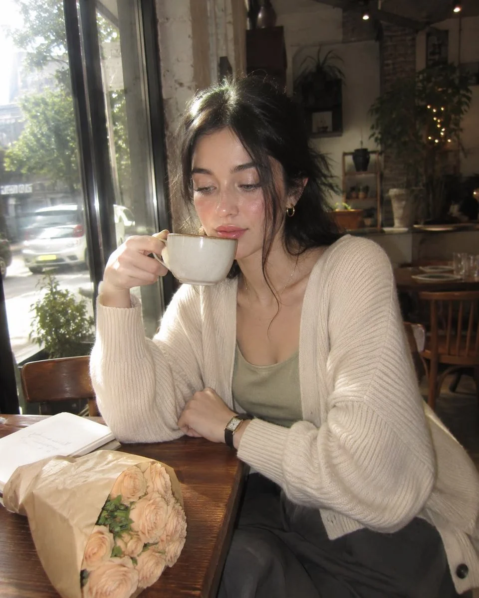Nostalgic Cafe Portrait Shot