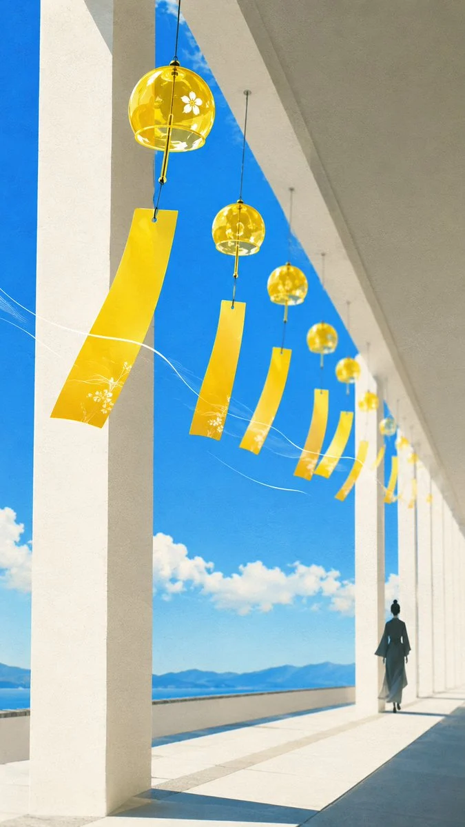 Zen Wind Chime Corridor