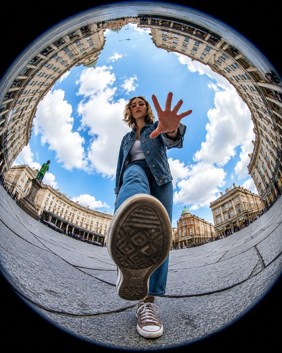 Fisheye Leap Urban Motion