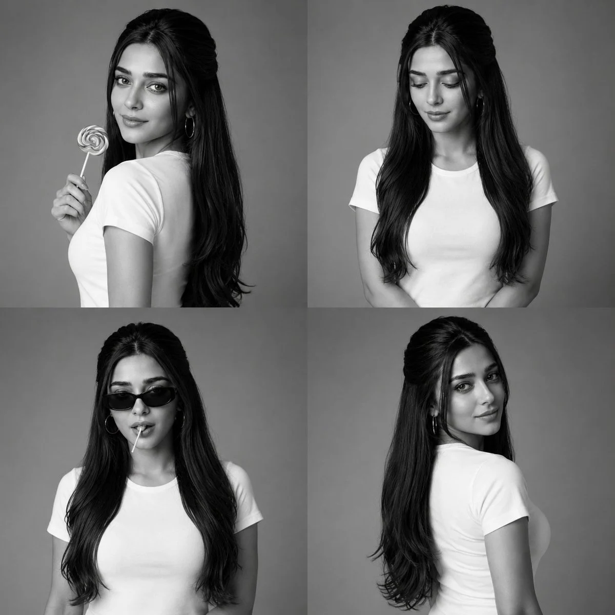 Luxury Black-White Fashion Collage