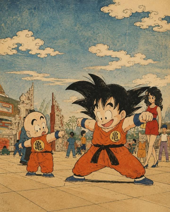 Ukiyo-e Martial Arts Heroes