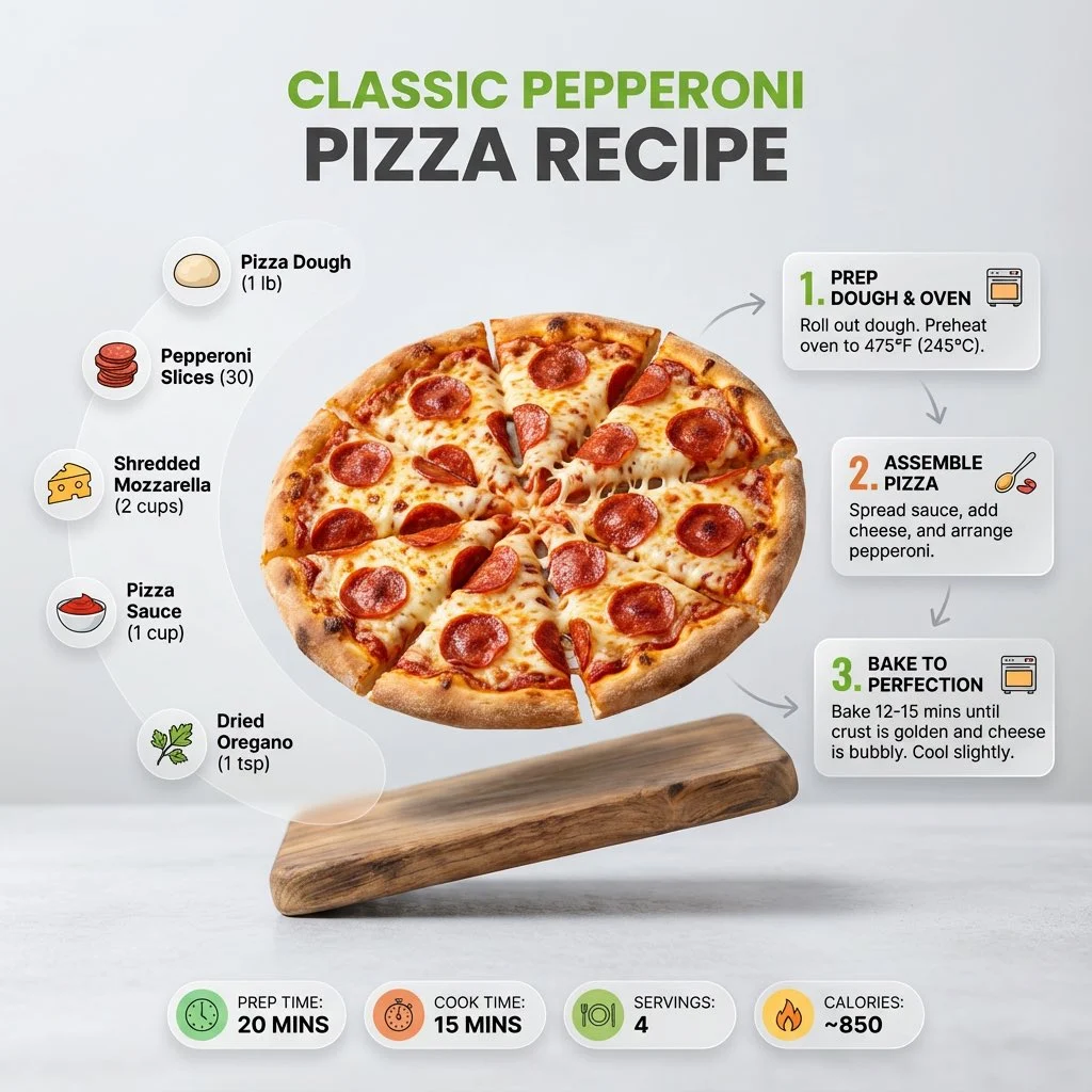 Modern Recipe Infographic Design