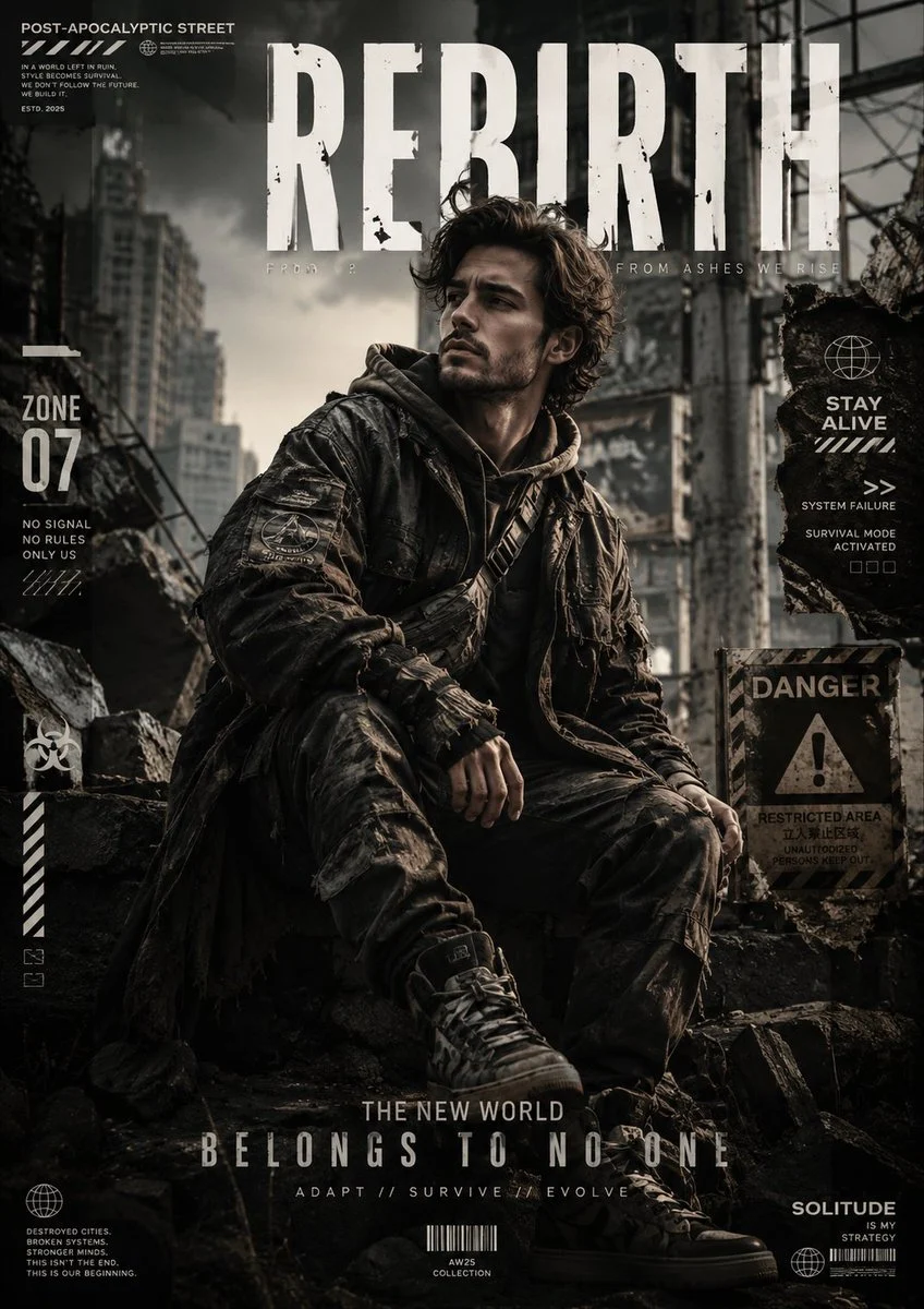 Post-Apocalyptic Street Fashion Editorial
