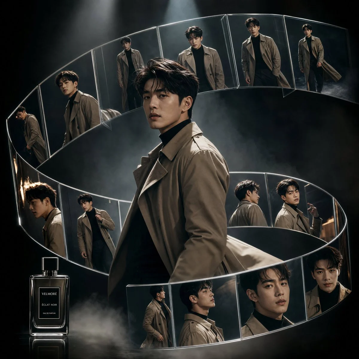 Spiral Motion Freeze Fashion