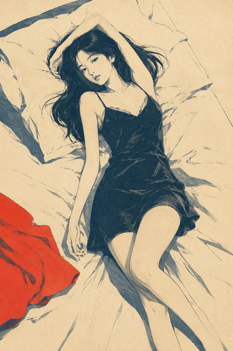 Minimalist Retro Japanese Woodblock Art
