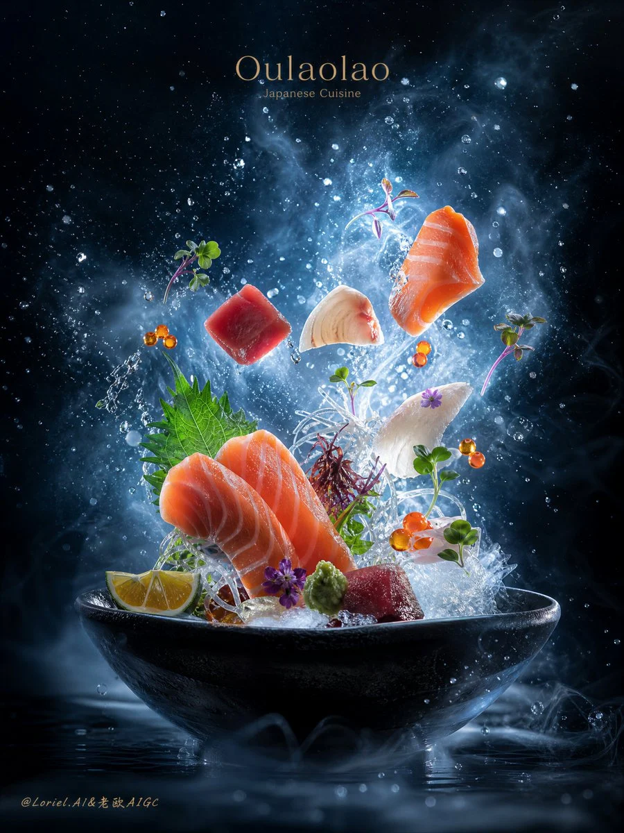 Cinematic Sashimi Poster
