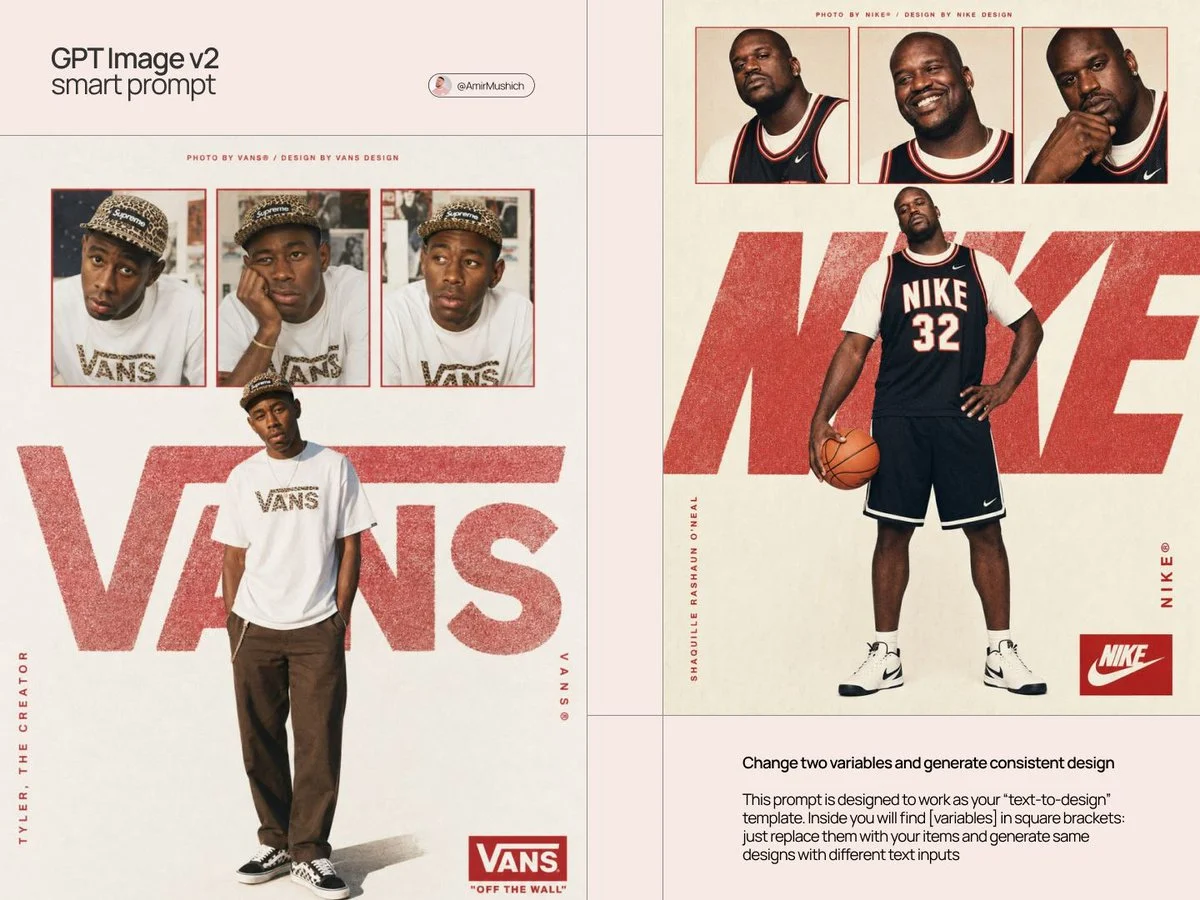 90s Streetwear Editorial Poster Design