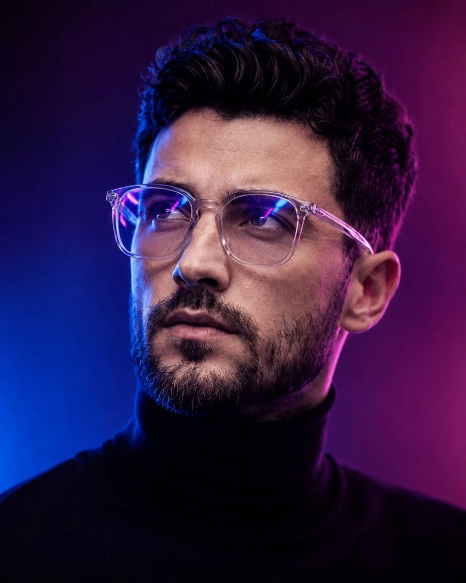 Neon Cinematic Portrait