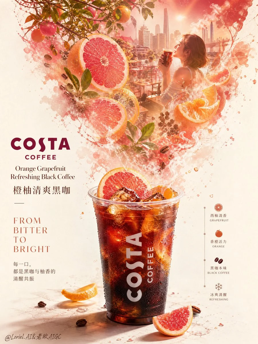 Costa Citrus Black Coffee Dream