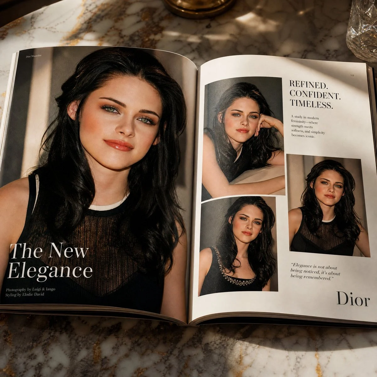 Luxury Fashion Magazine Editorial