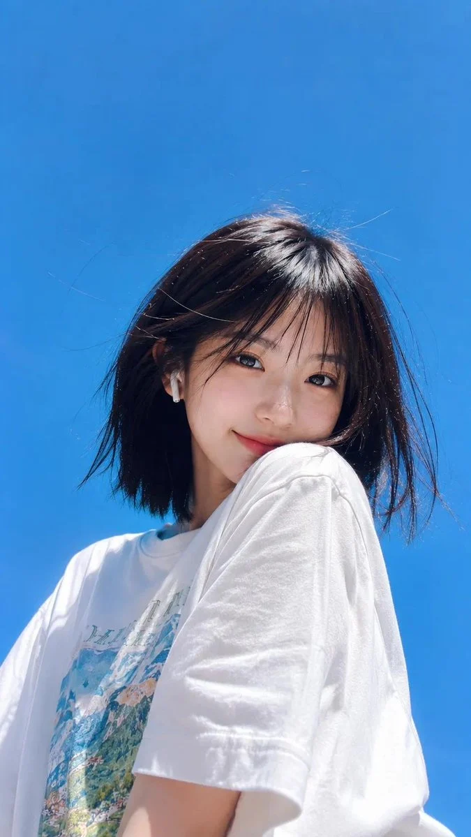 Cheerful Summer Girl Portrait