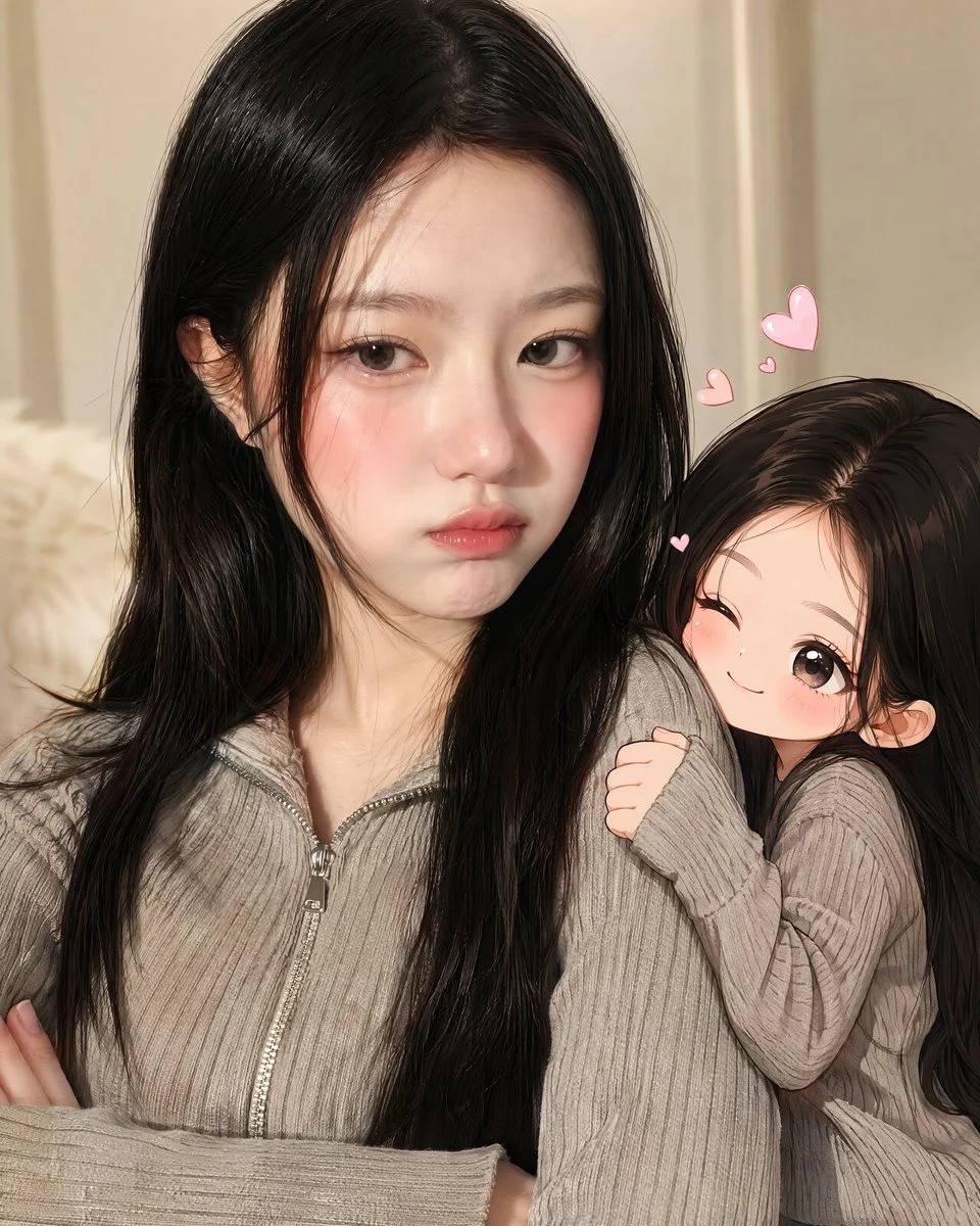 Real Meets Anime Aegyo