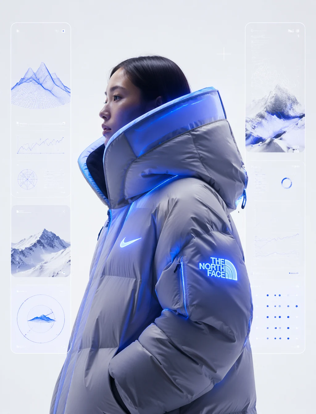 Futuristic High Fashion Editorial Portrait