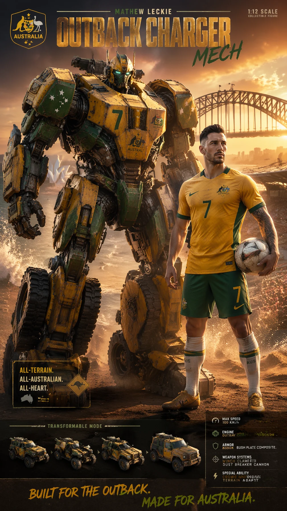 Outback Charger Mech Poster Art