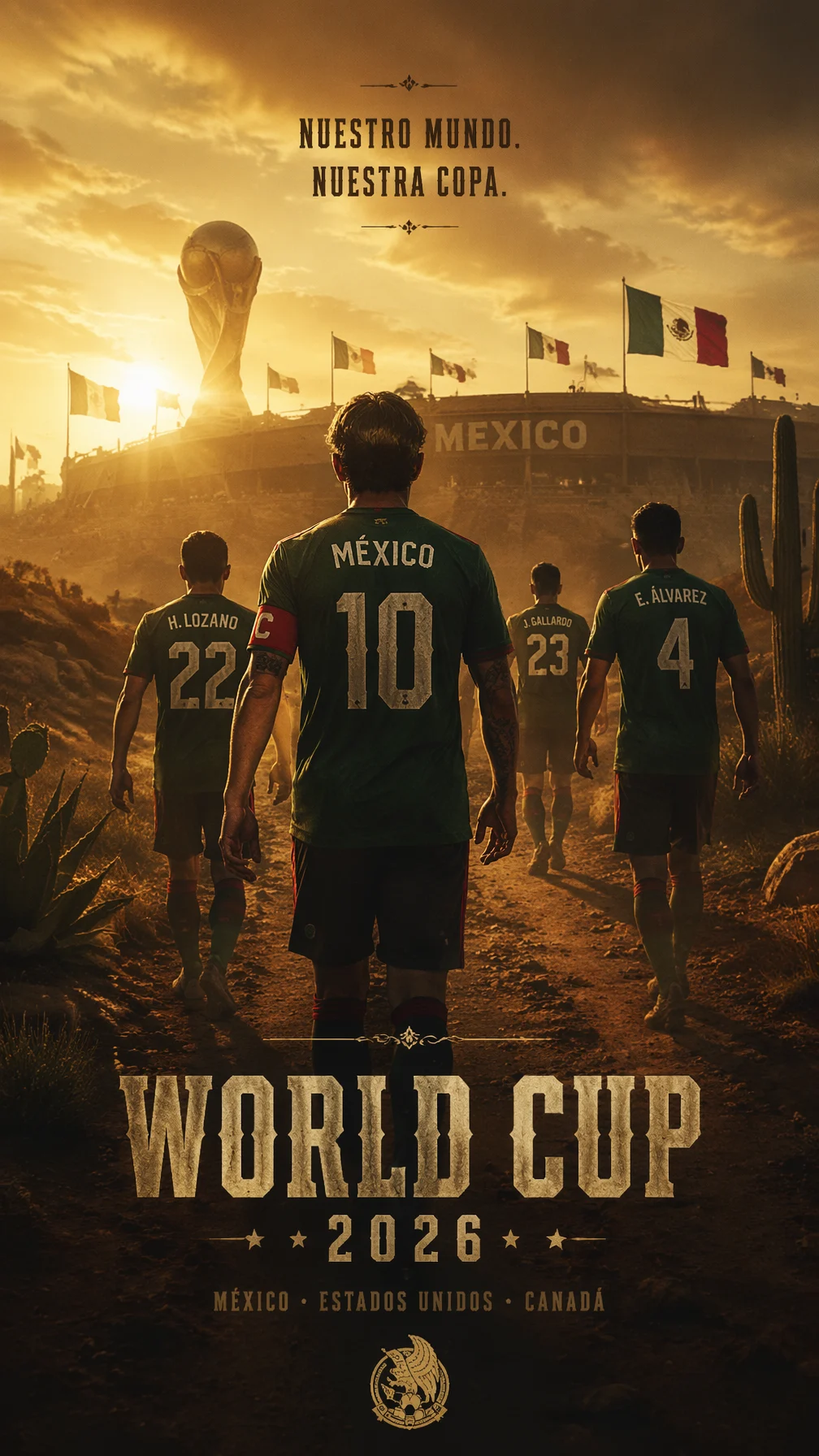 Red Dead World Cup Poster