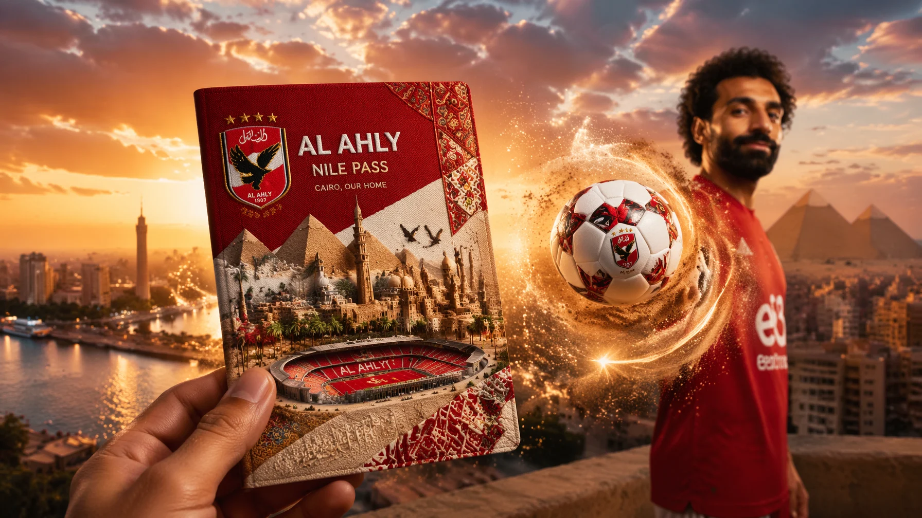 Salah Nile Red White Pass