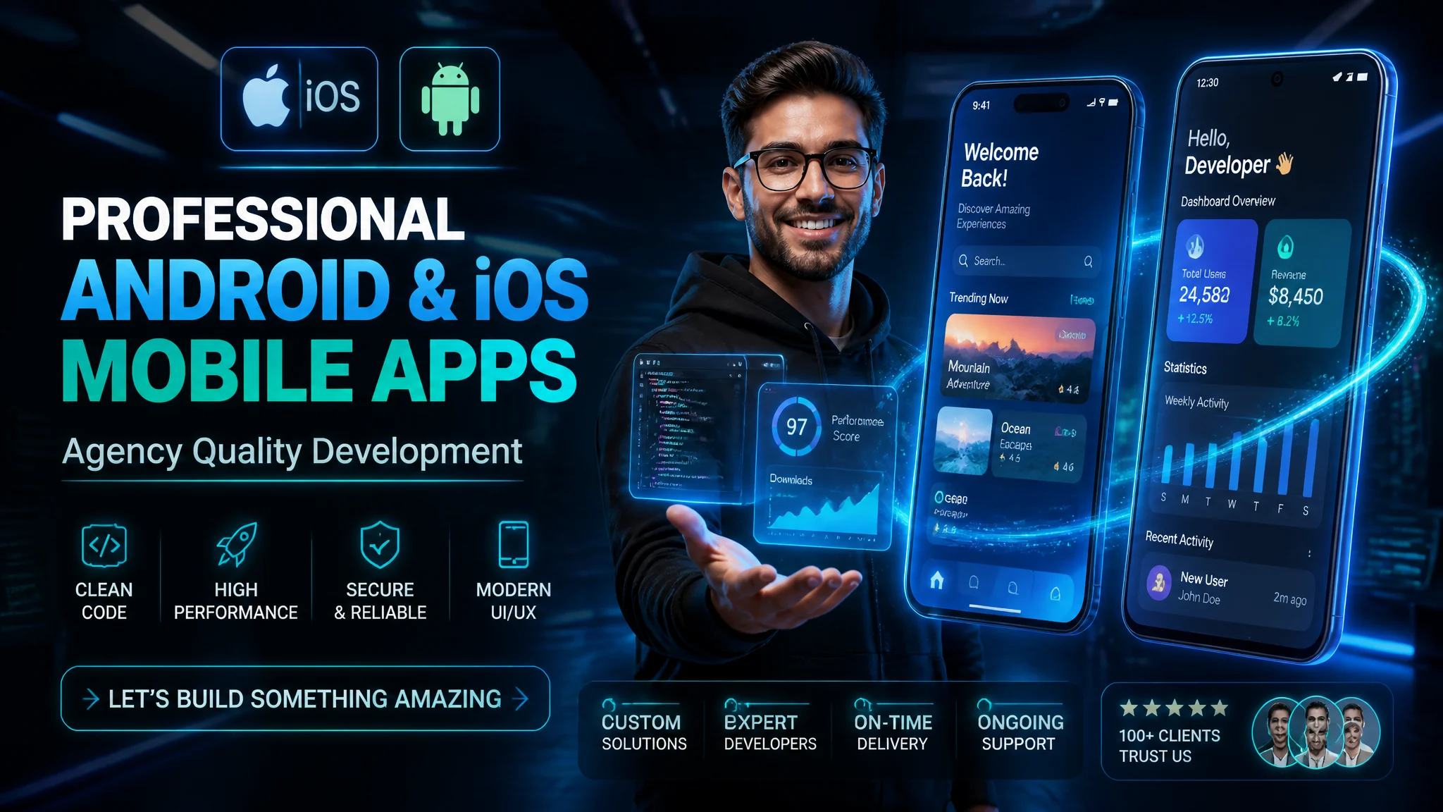 Professional App Development Ad