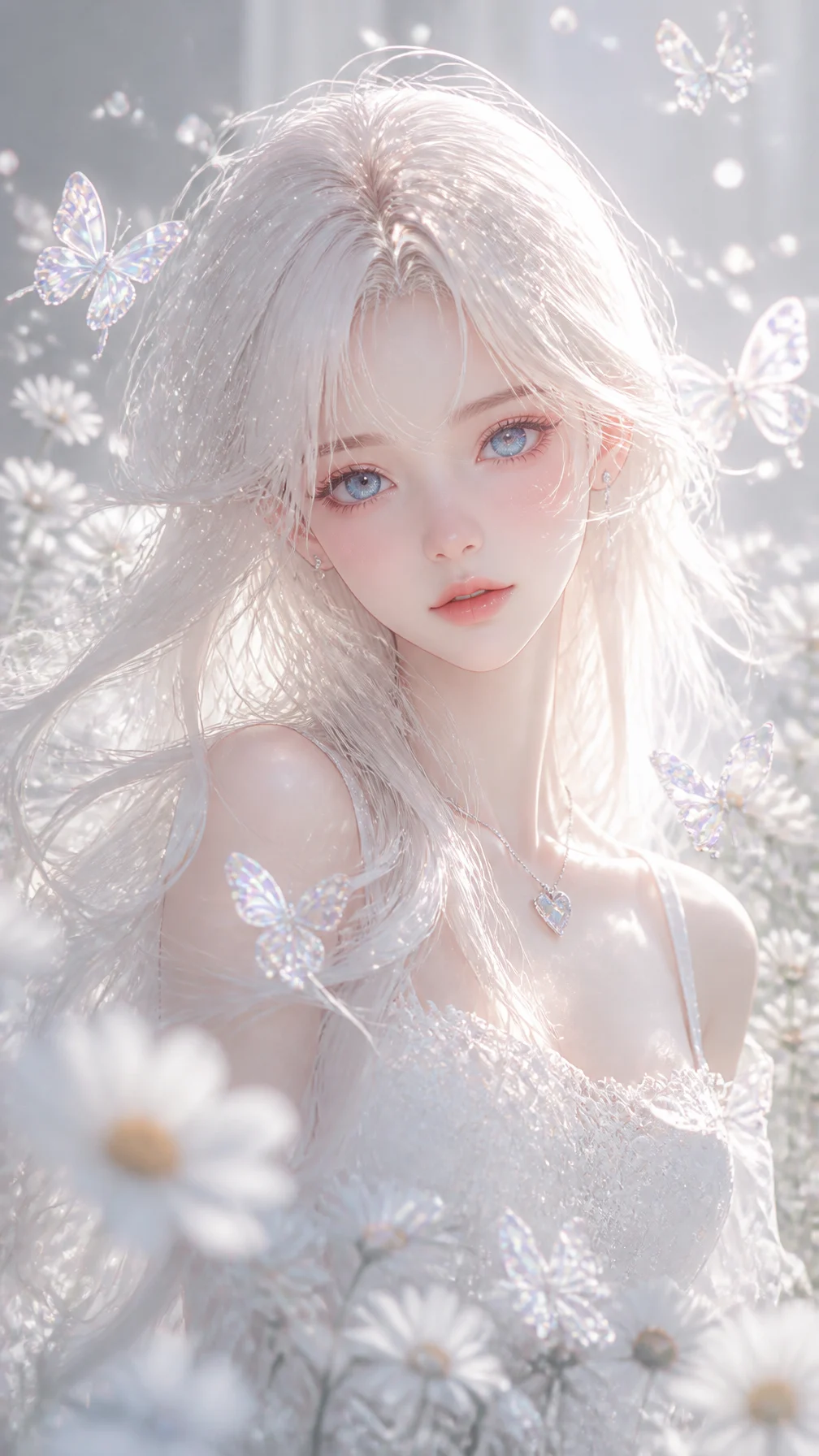 Dreamy Anime Girl 8K Wallpaper
