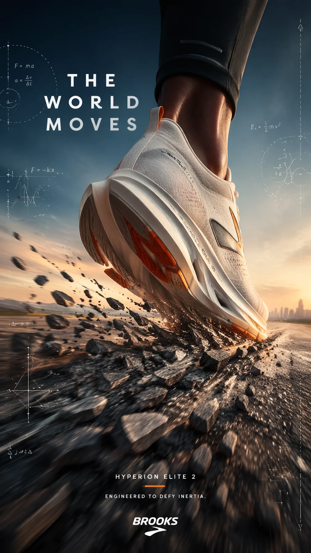 The World Moves Running Shoe