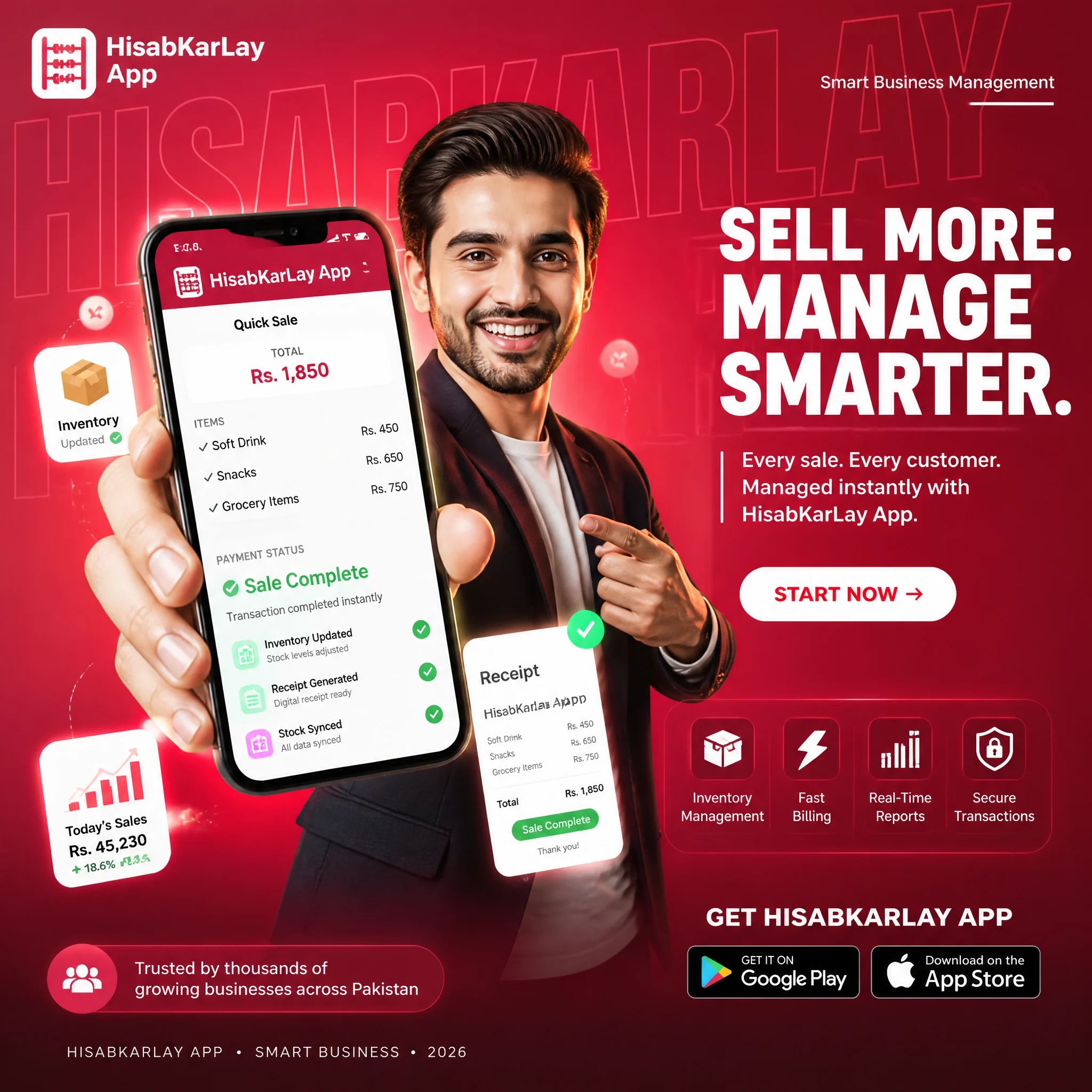 Smart Business Management App