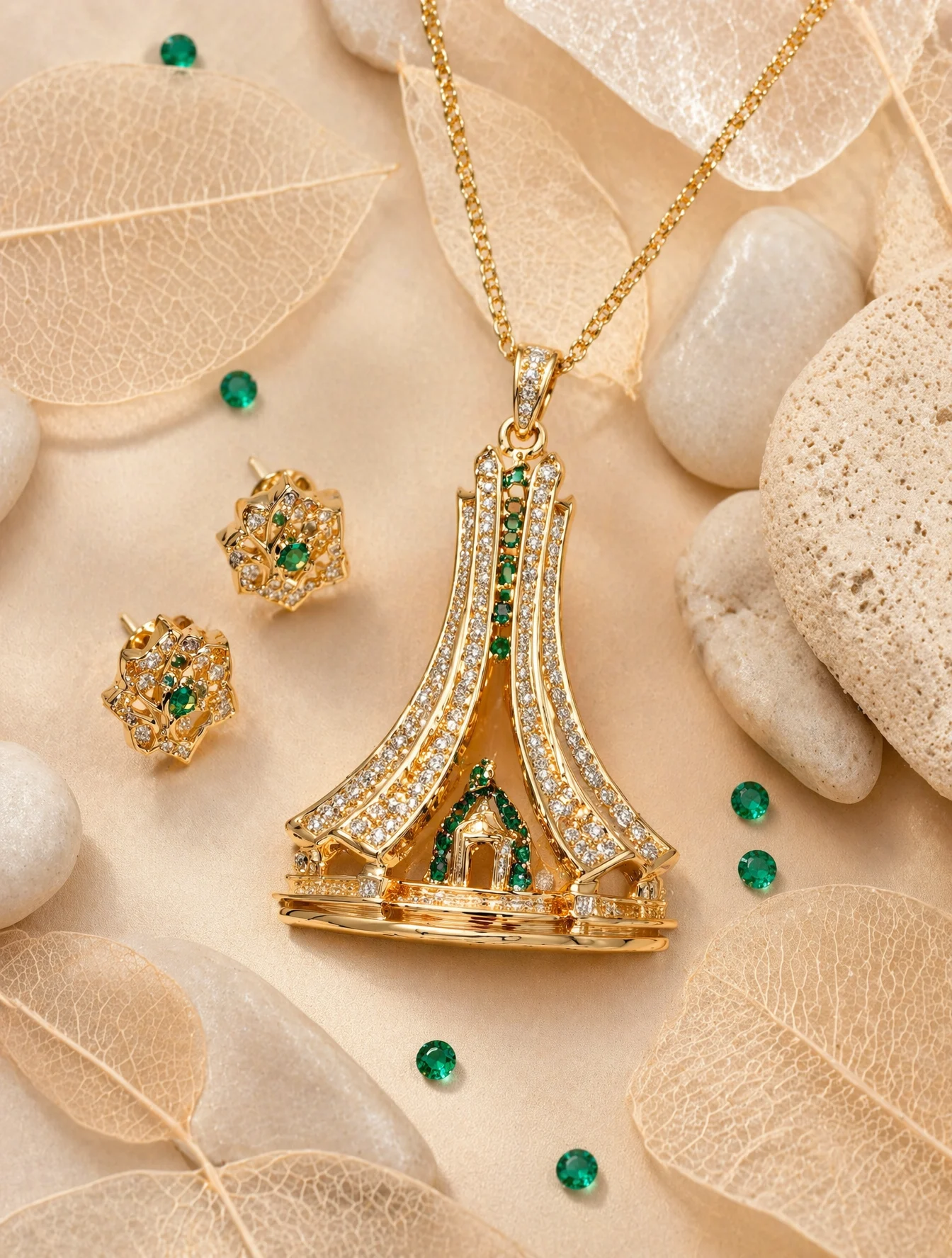 Luxury Algerian Memorial Gold Jewelry