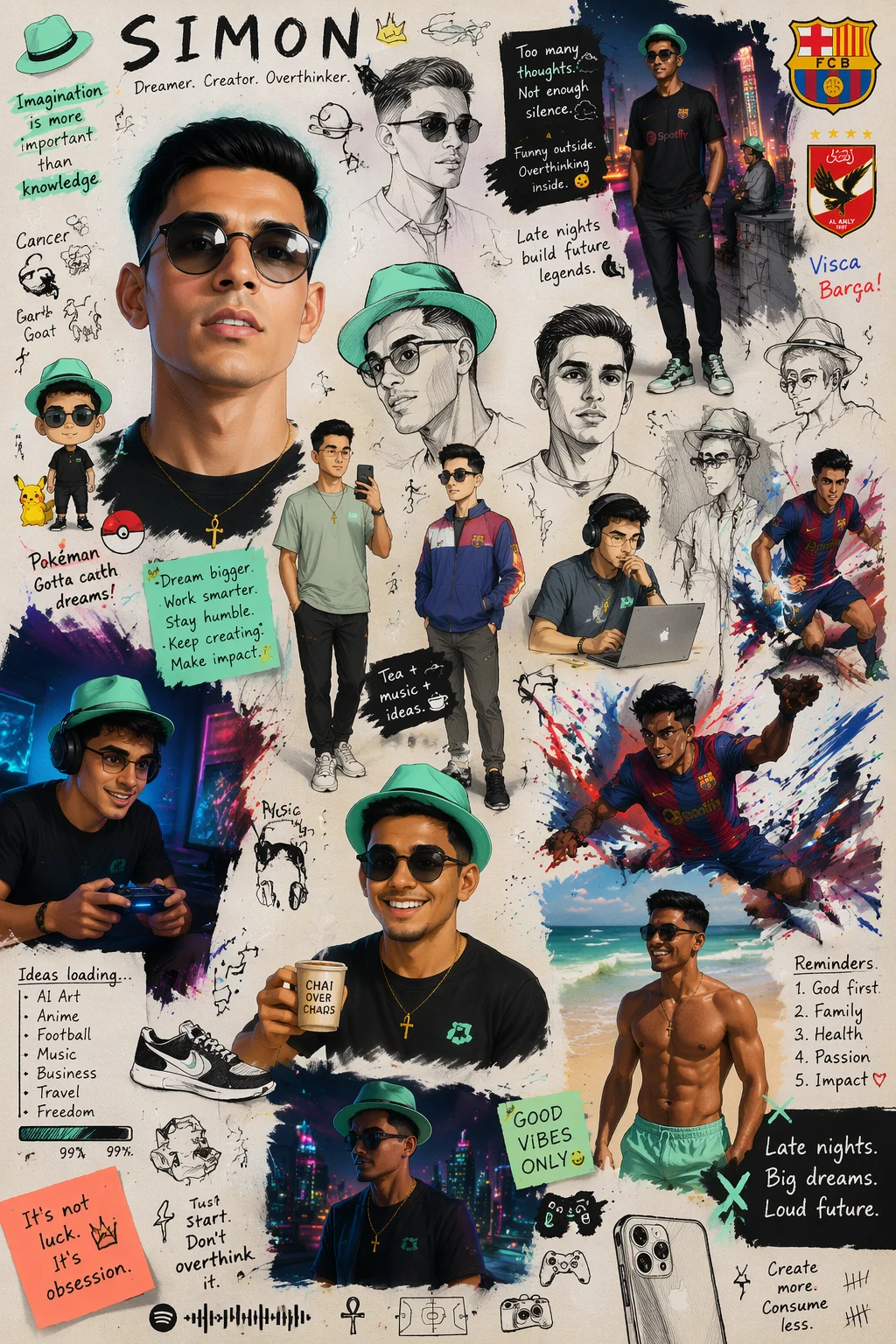 SIMON's Creative Sketchbook Chaos