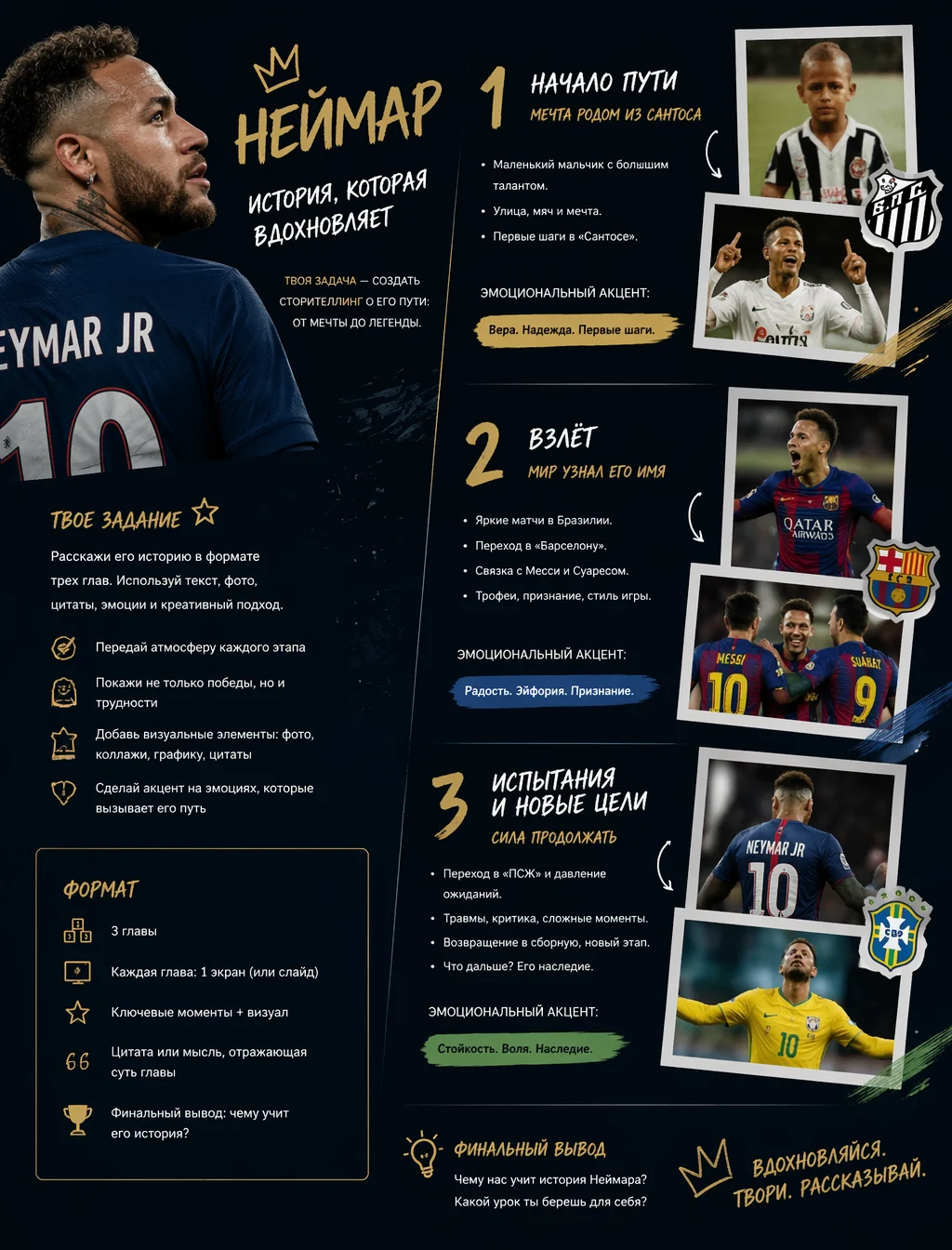 Neymar Career Storytelling Guide