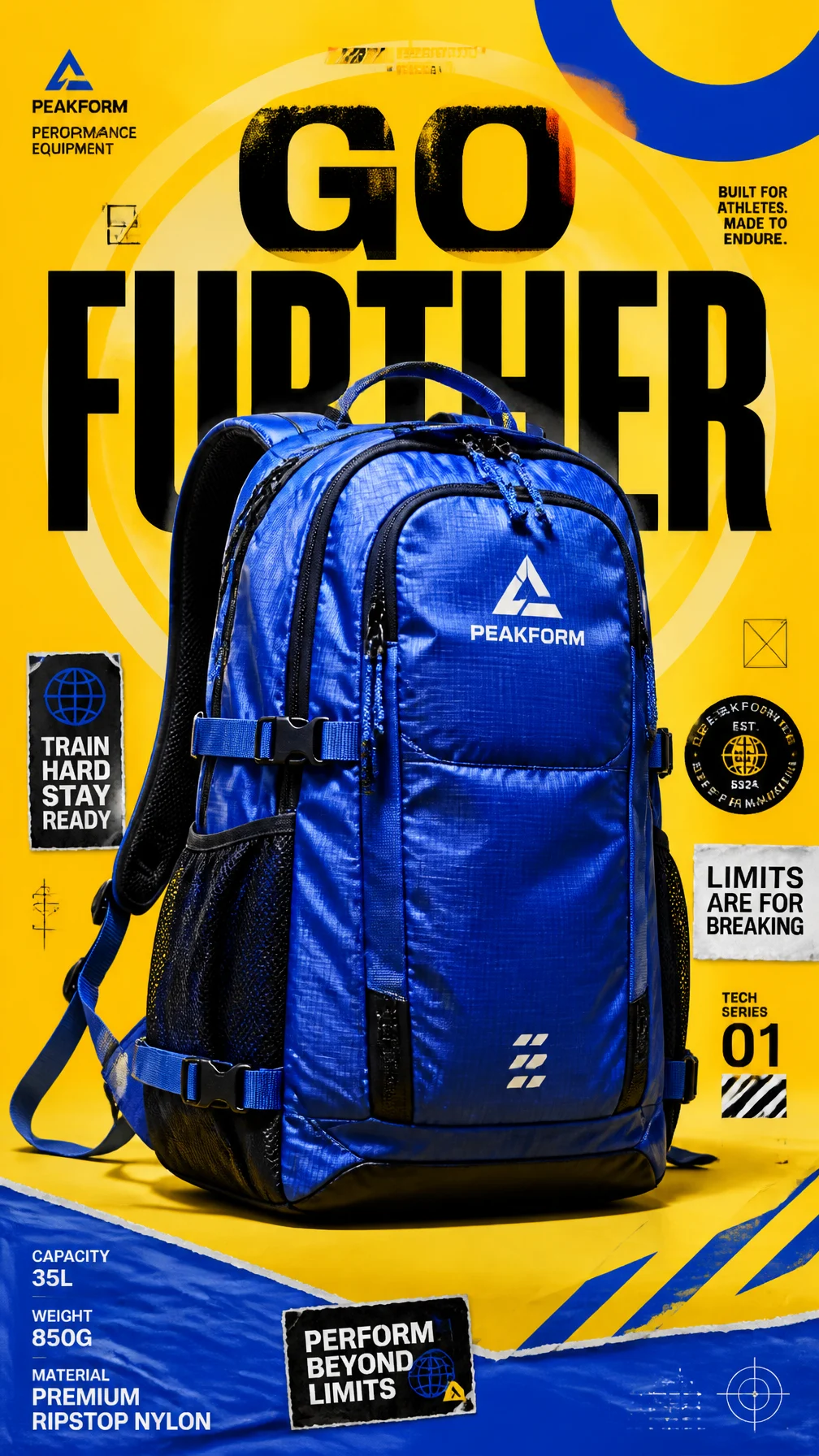 Bold Backpack Ad Campaign