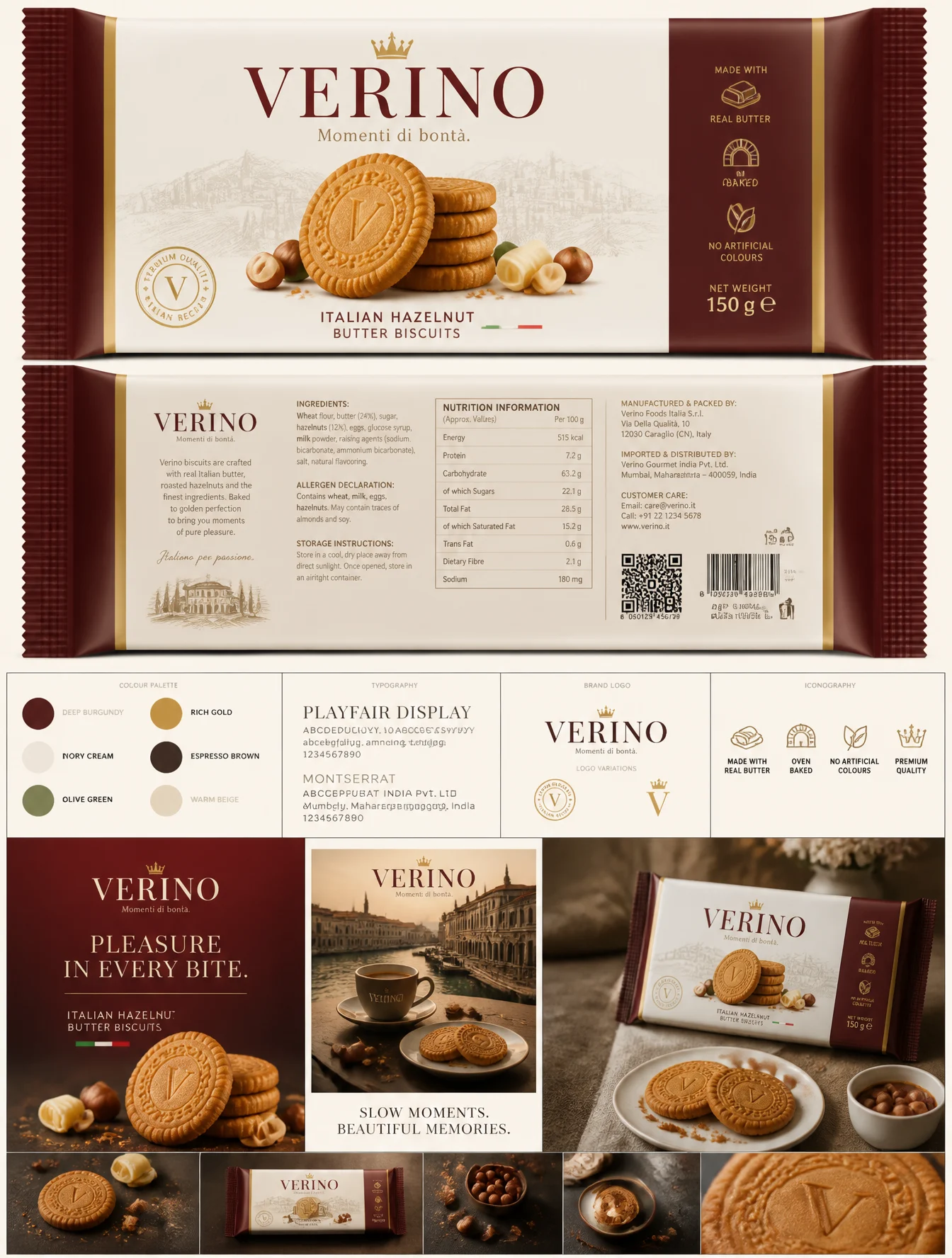 VERINO Luxury Biscuit Packaging