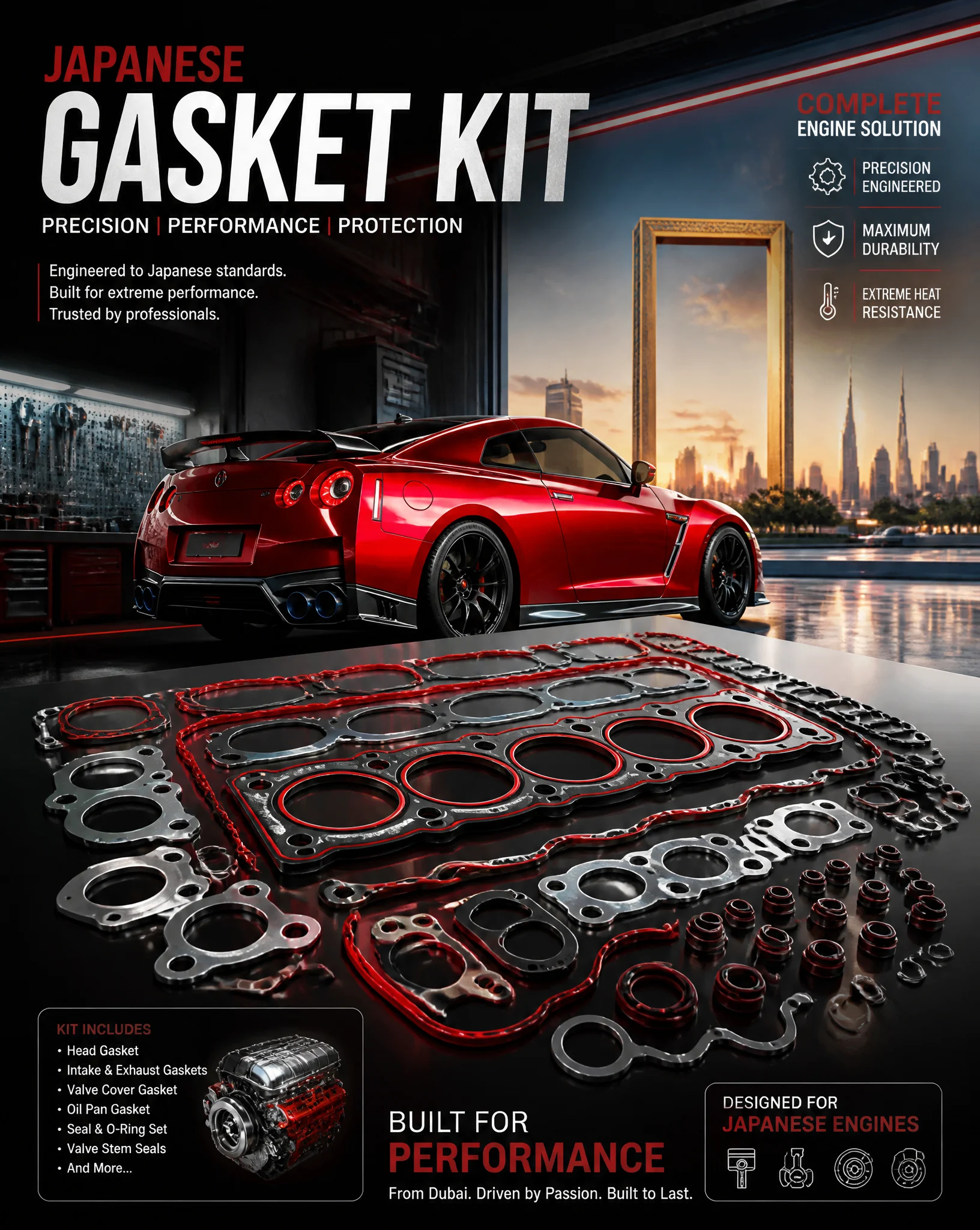 Dubai Gasket Kit Poster