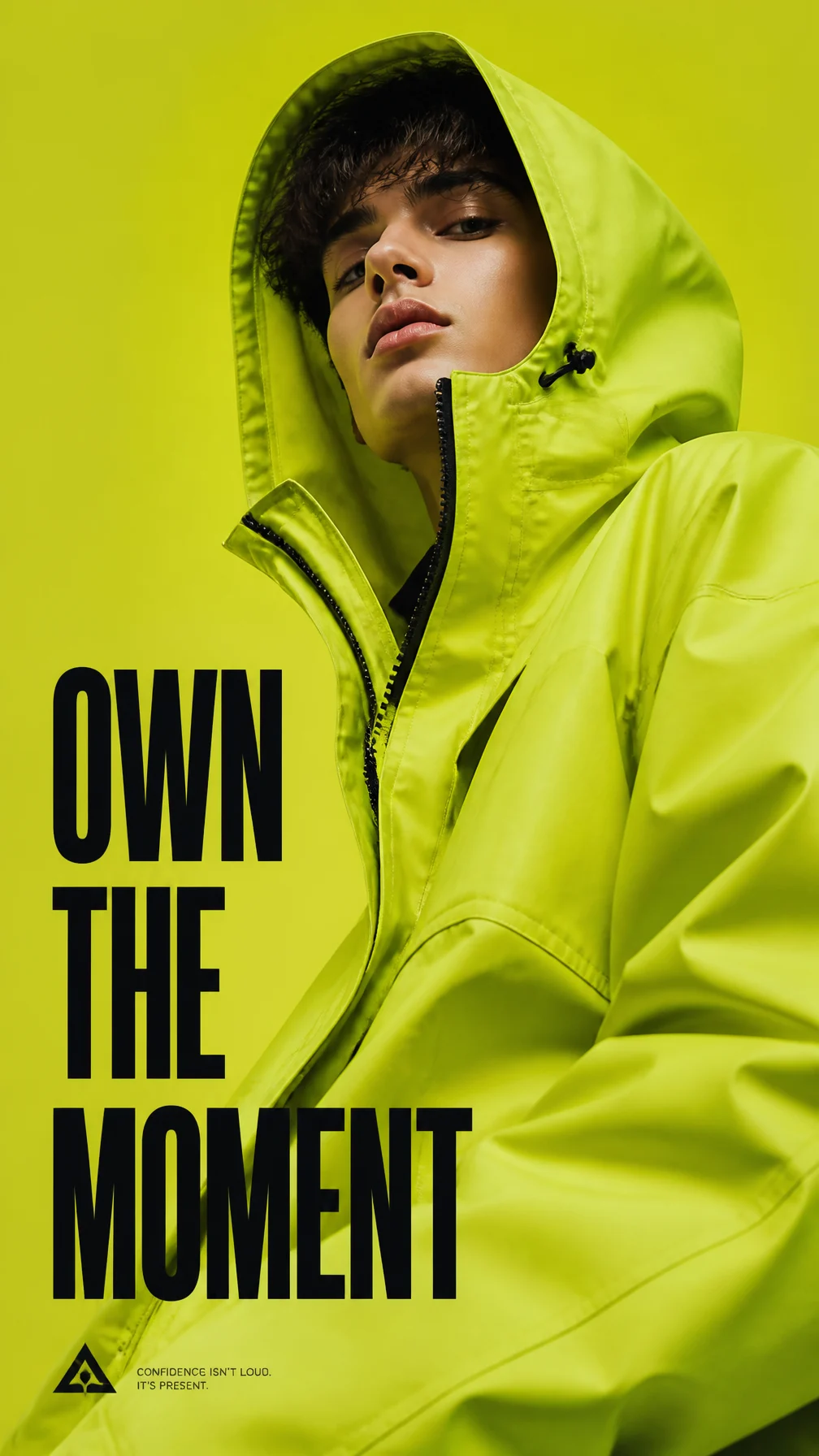 Neon Rain Jacket Editorial