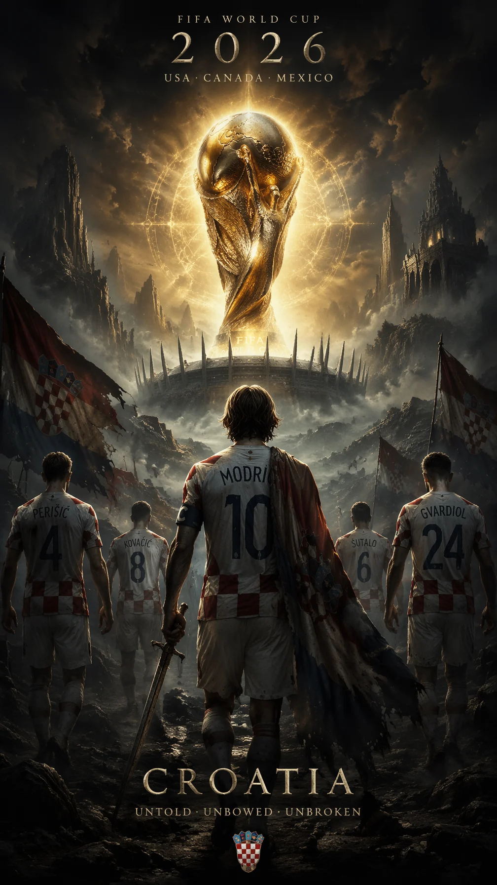 Elden Ring World Cup Epic Poster