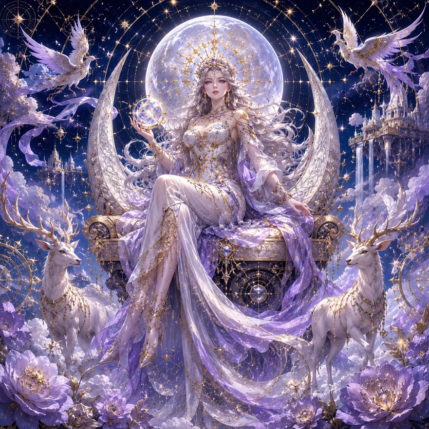Luxury Lunar Queen Magazine Cover
