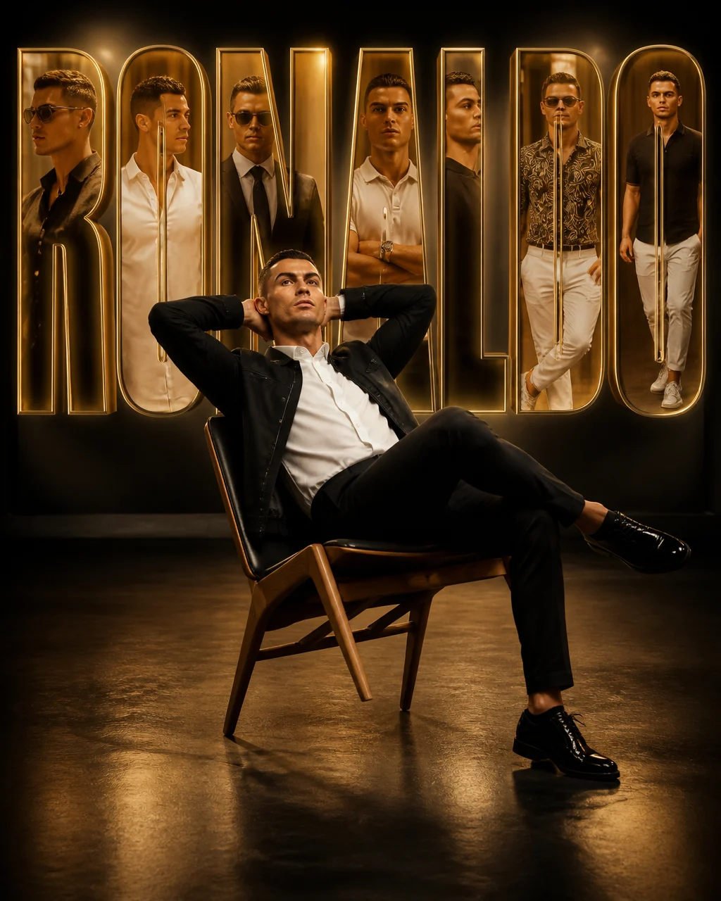 Luxury Ronaldo Studio Poster