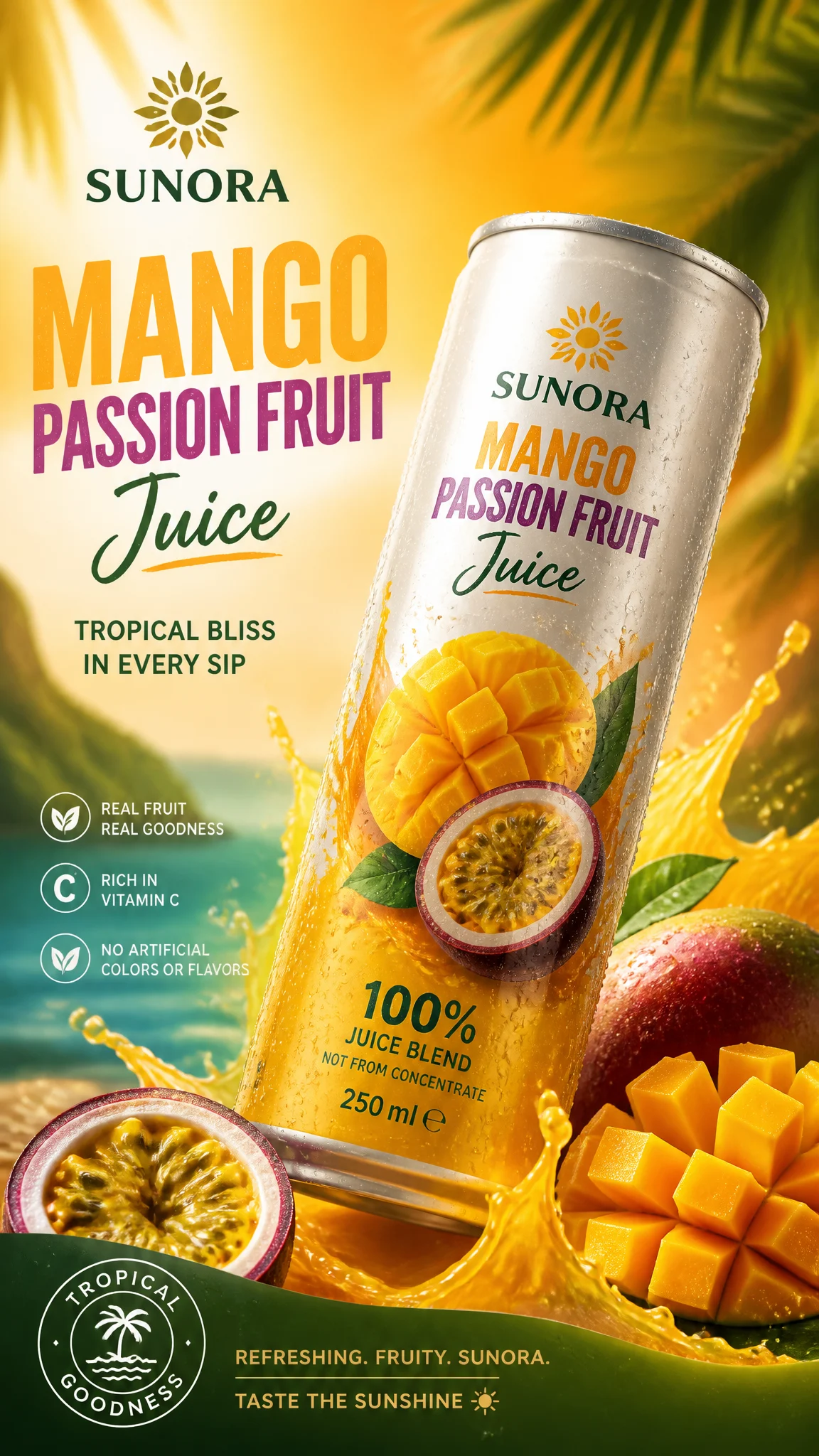 Tropical Juice Premium Advert