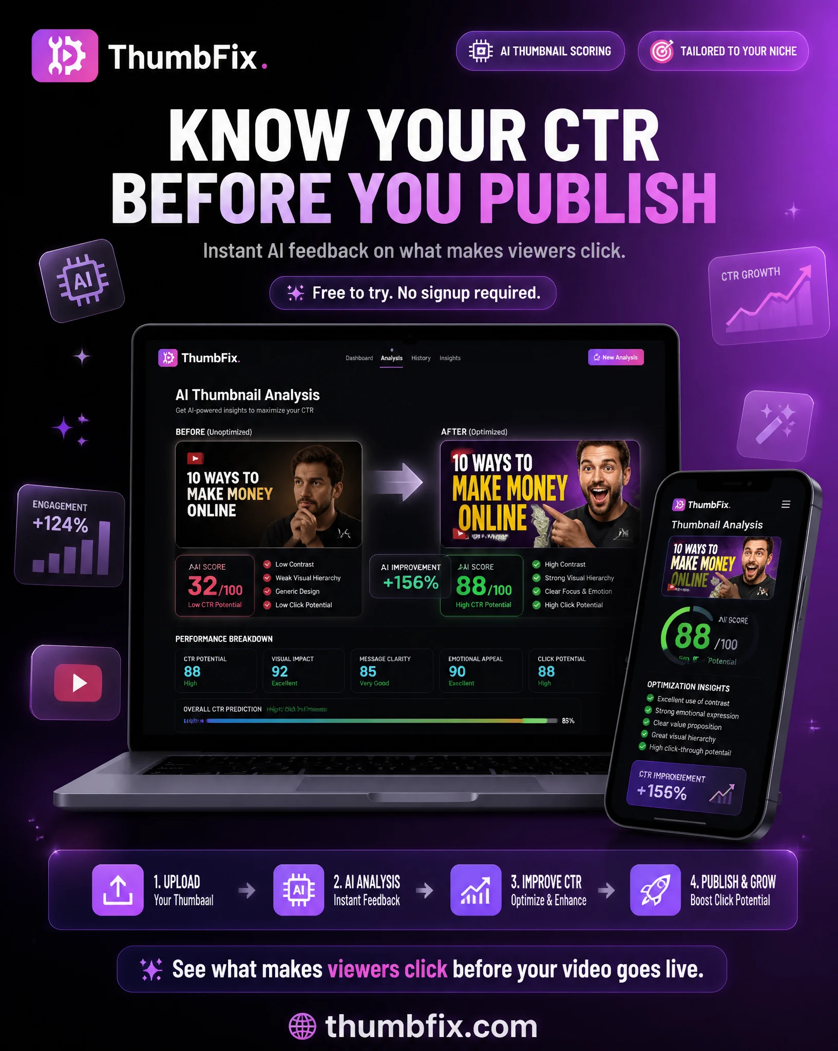 AI Thumbnail Click Booster