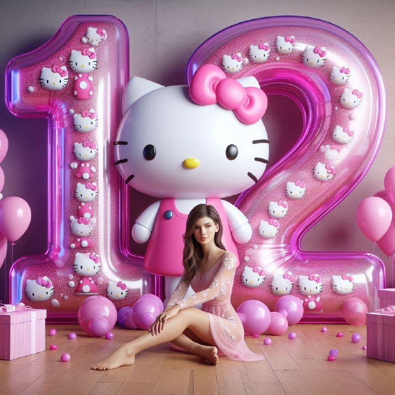Hello Kitty Themed 12th Birthday Hyperreal Celebration