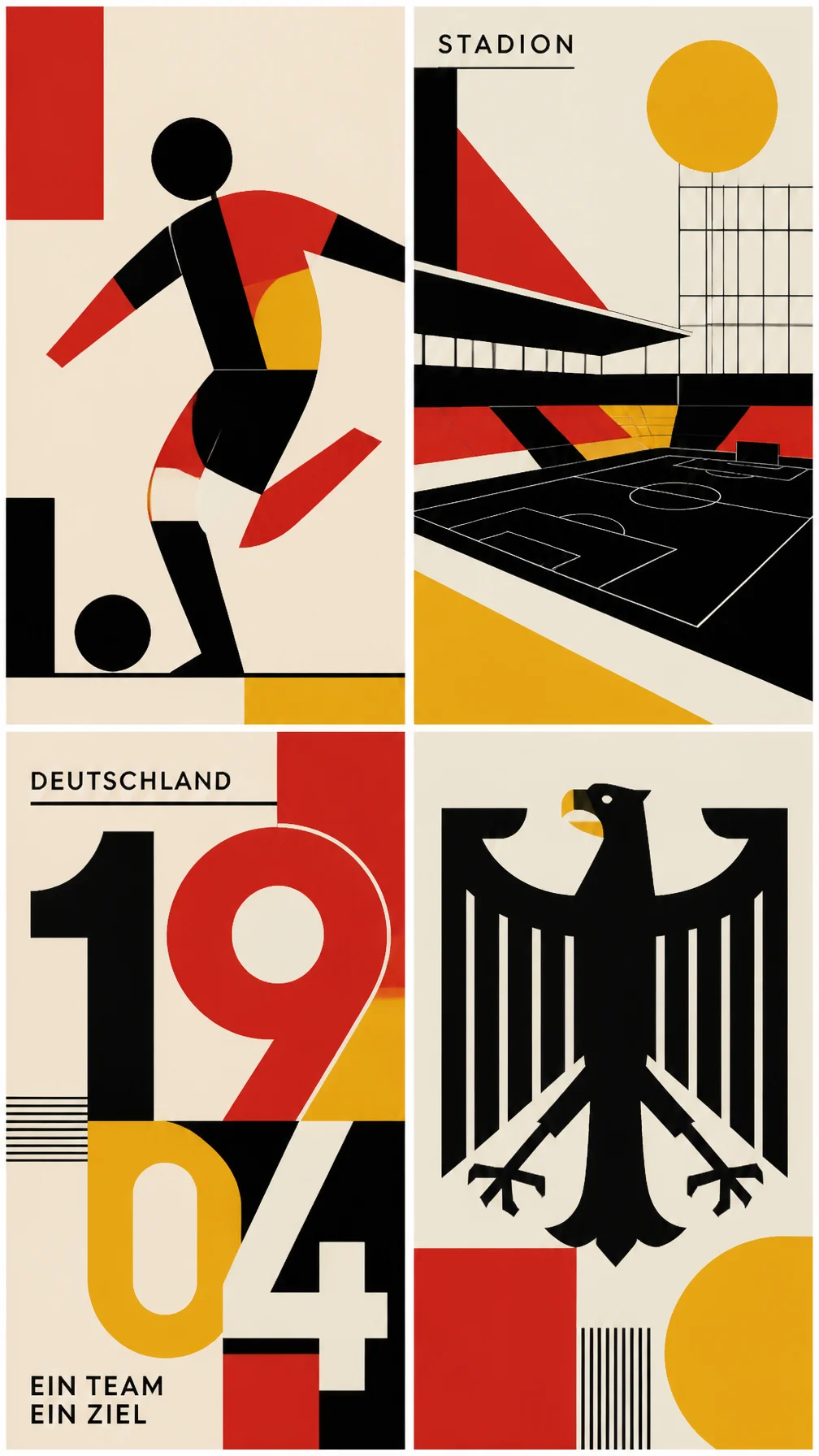 German Bauhaus Minimalist Design