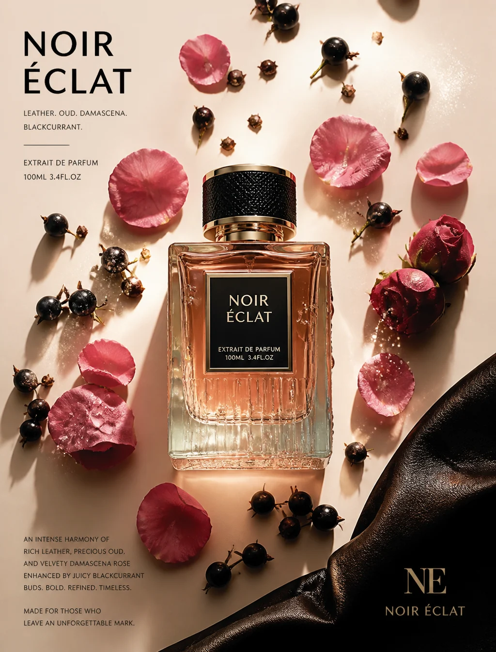 Premium Minimalist Perfume Ad