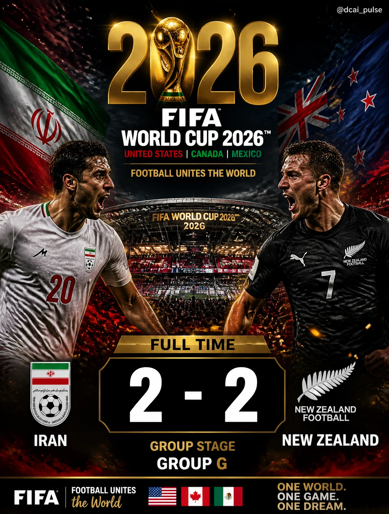 Epic FIFA World Cup 2026 Poster