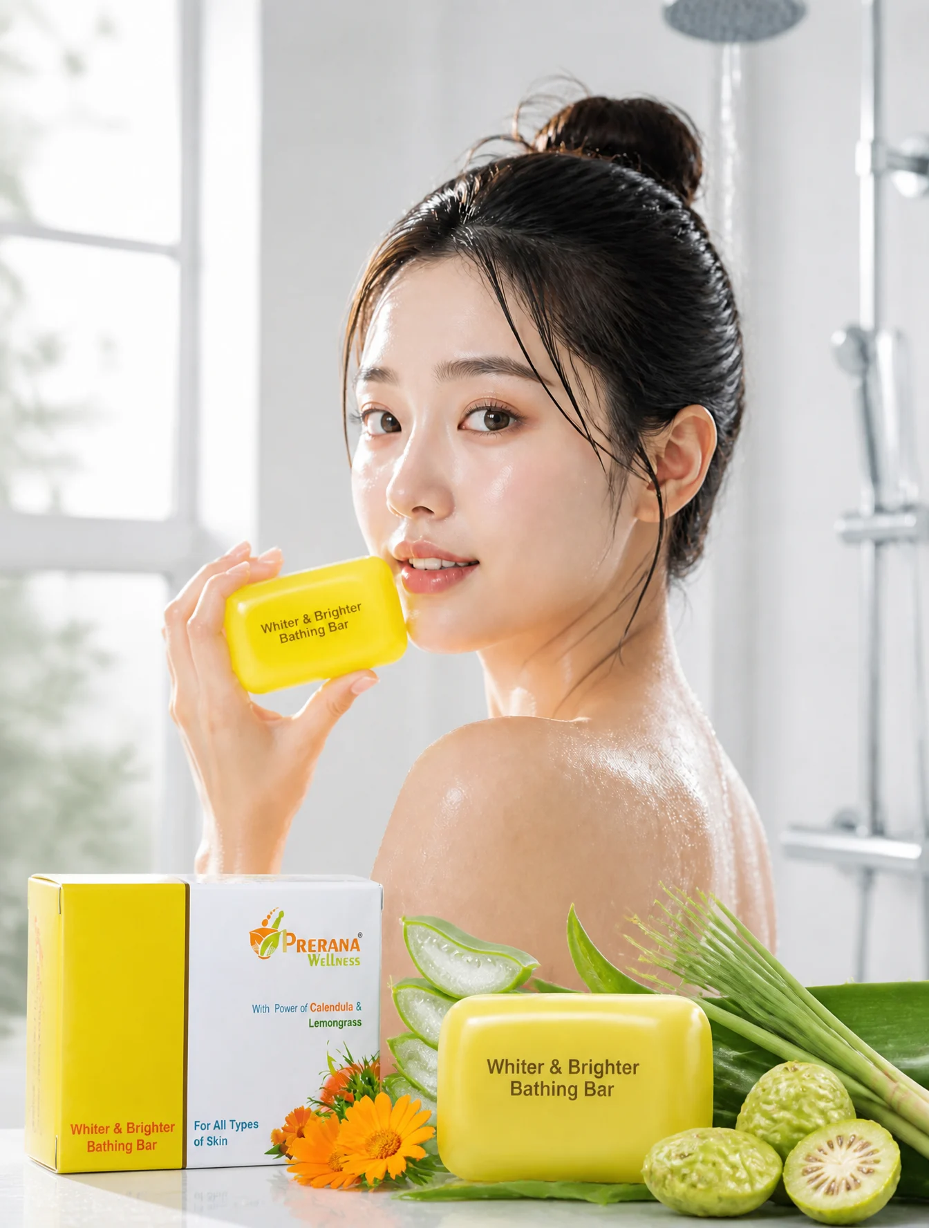 Lemon Yellow Herbal Soap Commercial