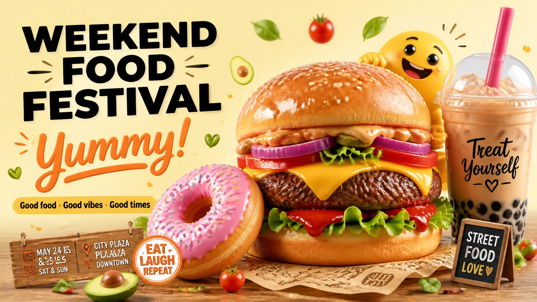 Weekend Food Fest Banner