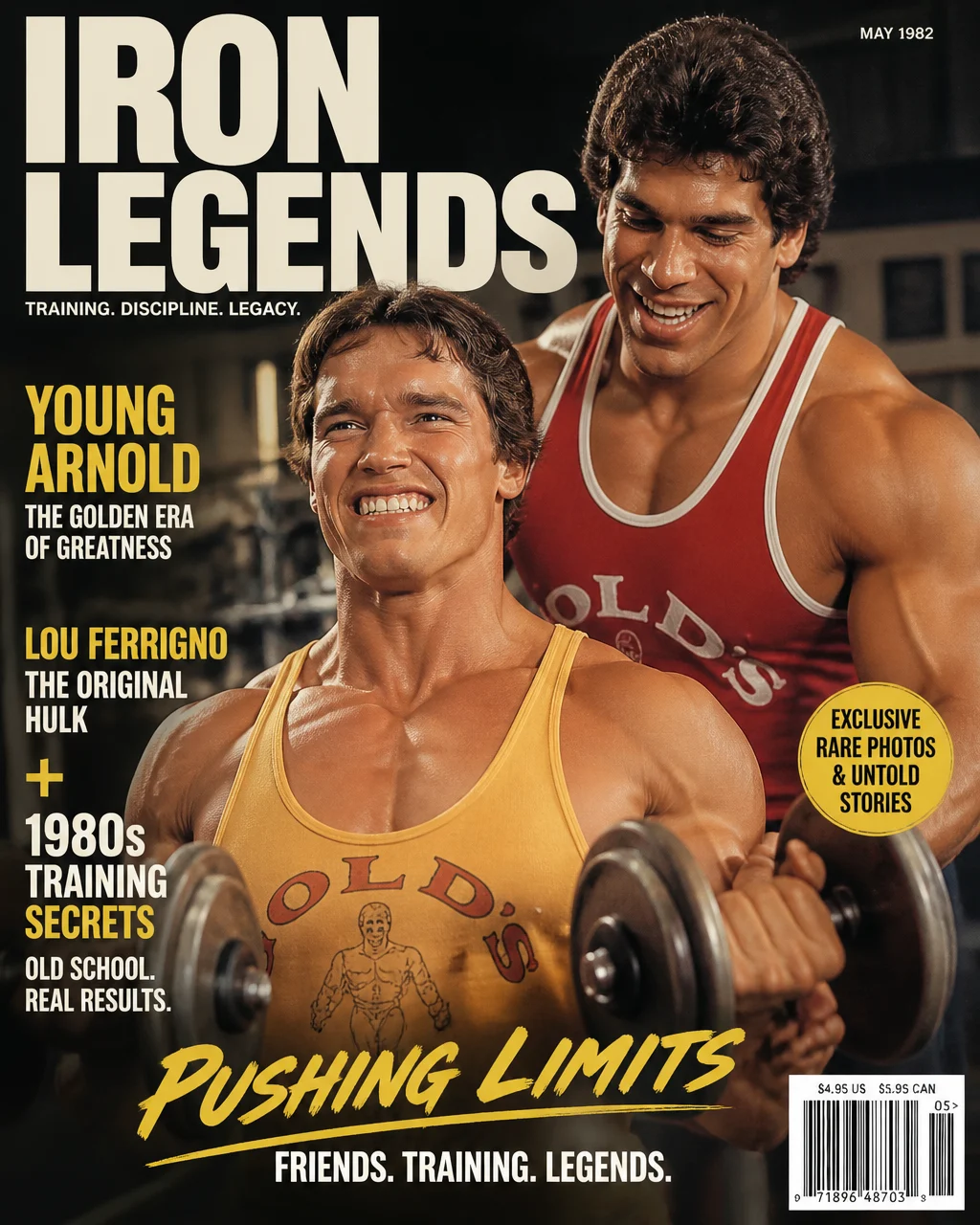 Young Arnold Golden Era Training