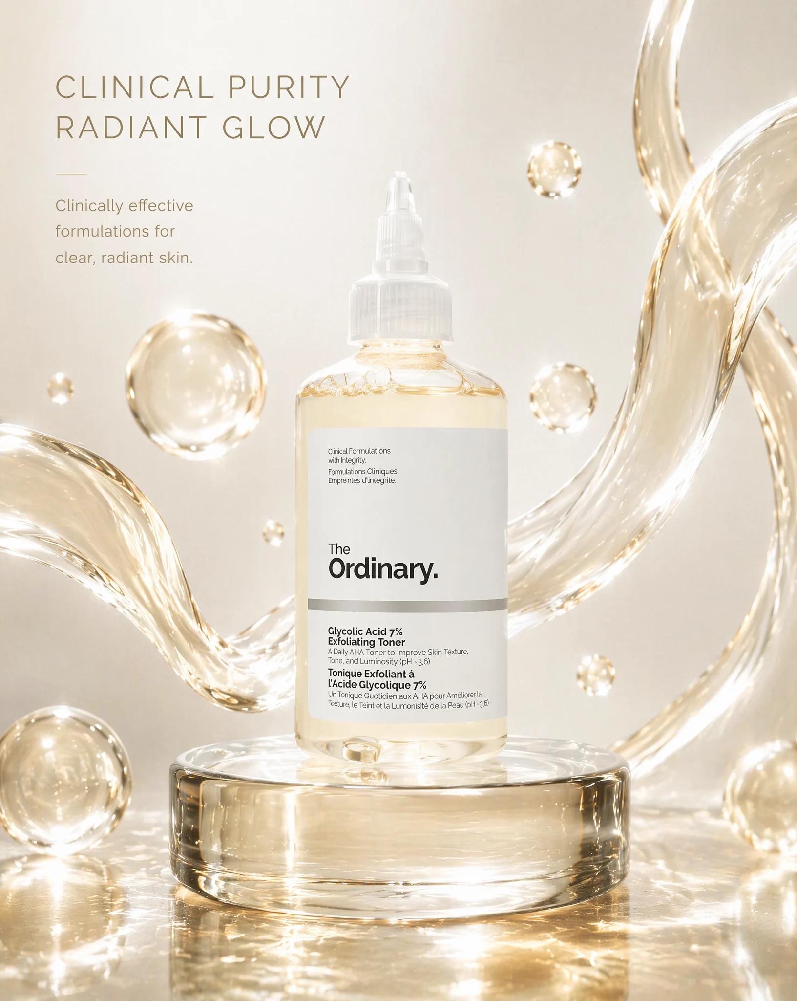 Luxury Clinical Skincare Ad