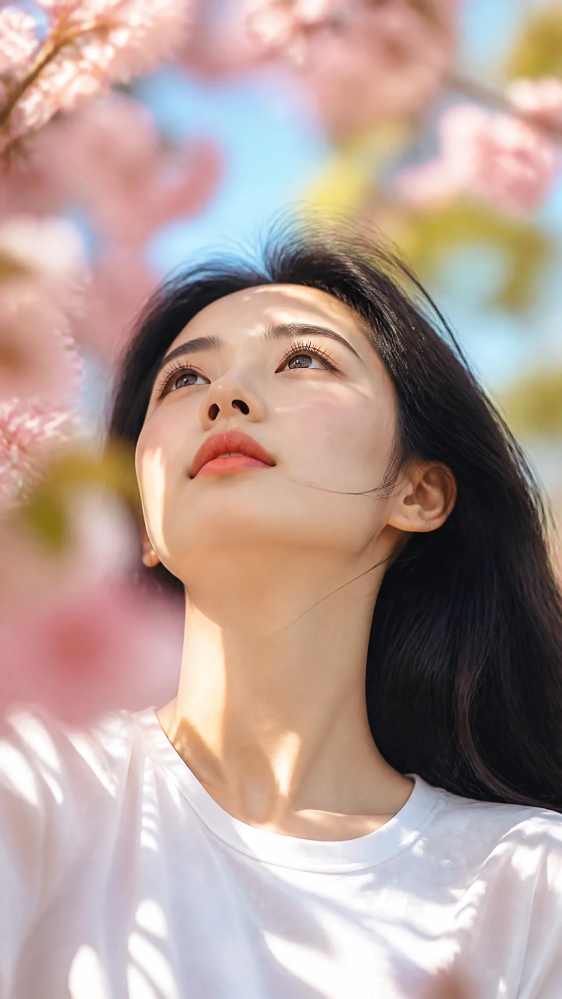 Dreamy Cherry Blossom Portrait Photography