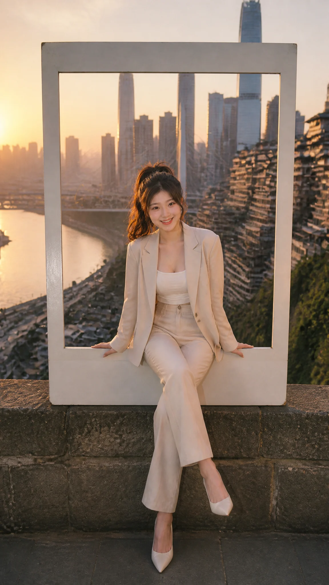 Chongqing Vintage Frame Fashion Portrait