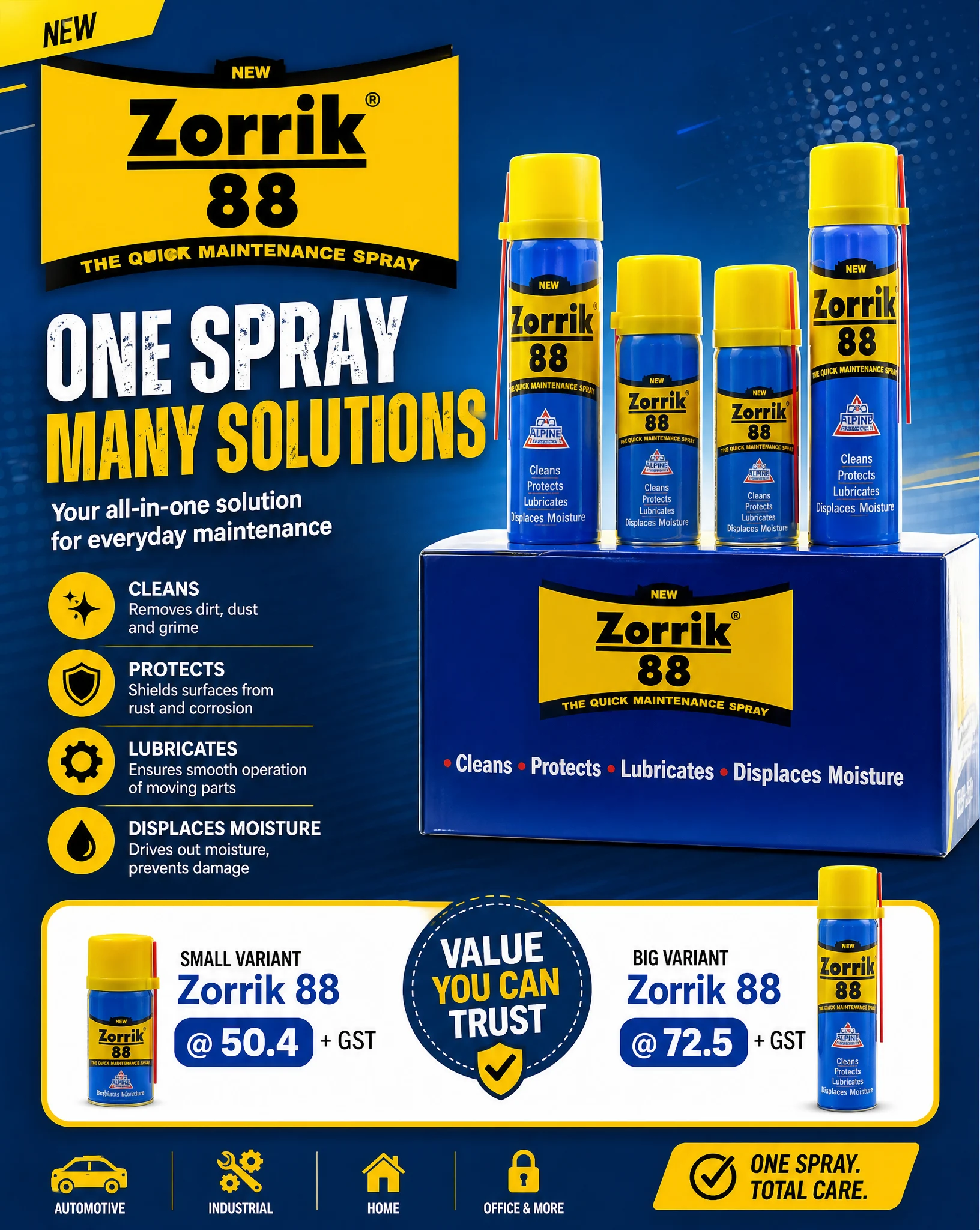 Zorrik Product Flyer Design