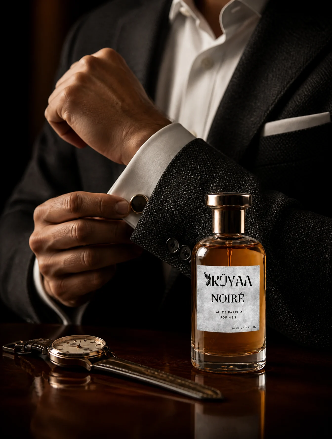 Luxury Gentlemen's Perfume Editorial